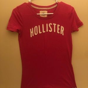 Hollister Womens Pink T-Shirt. Size Medium.